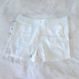 NWT Orvis White Women's Cotton Shorts, pockets, drawstring, XL
